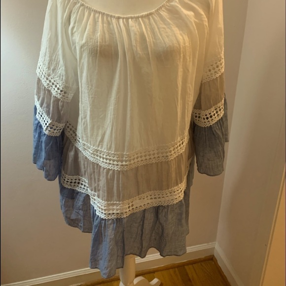 Kaktus loose fit lacey tunic, size L - Picture 1 of 5